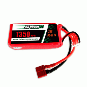 HD POWER 1350mAh 3C 3S 11.1V zsírakkumulátor