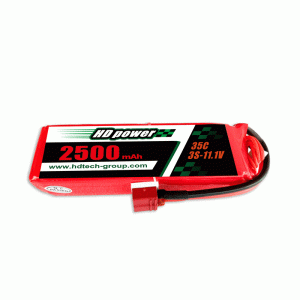 HD POWER 2500mAh 35C 3S 11.1V lipo akkumulátor