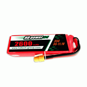 HDPOWER 2600mAh 35C 3S 11.1V lipo akkumulátor