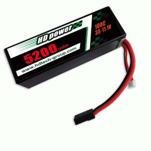 HD 5200mAh 100C 3S 11.1V Kemény tok RC autó akkumulátor